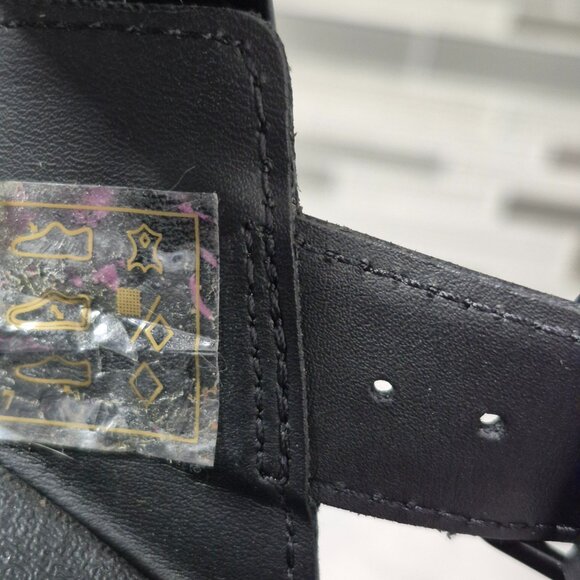 6 Dr. Martens Voss Hydro Black Air Wair Platform Sandals - Picture 13 of 13